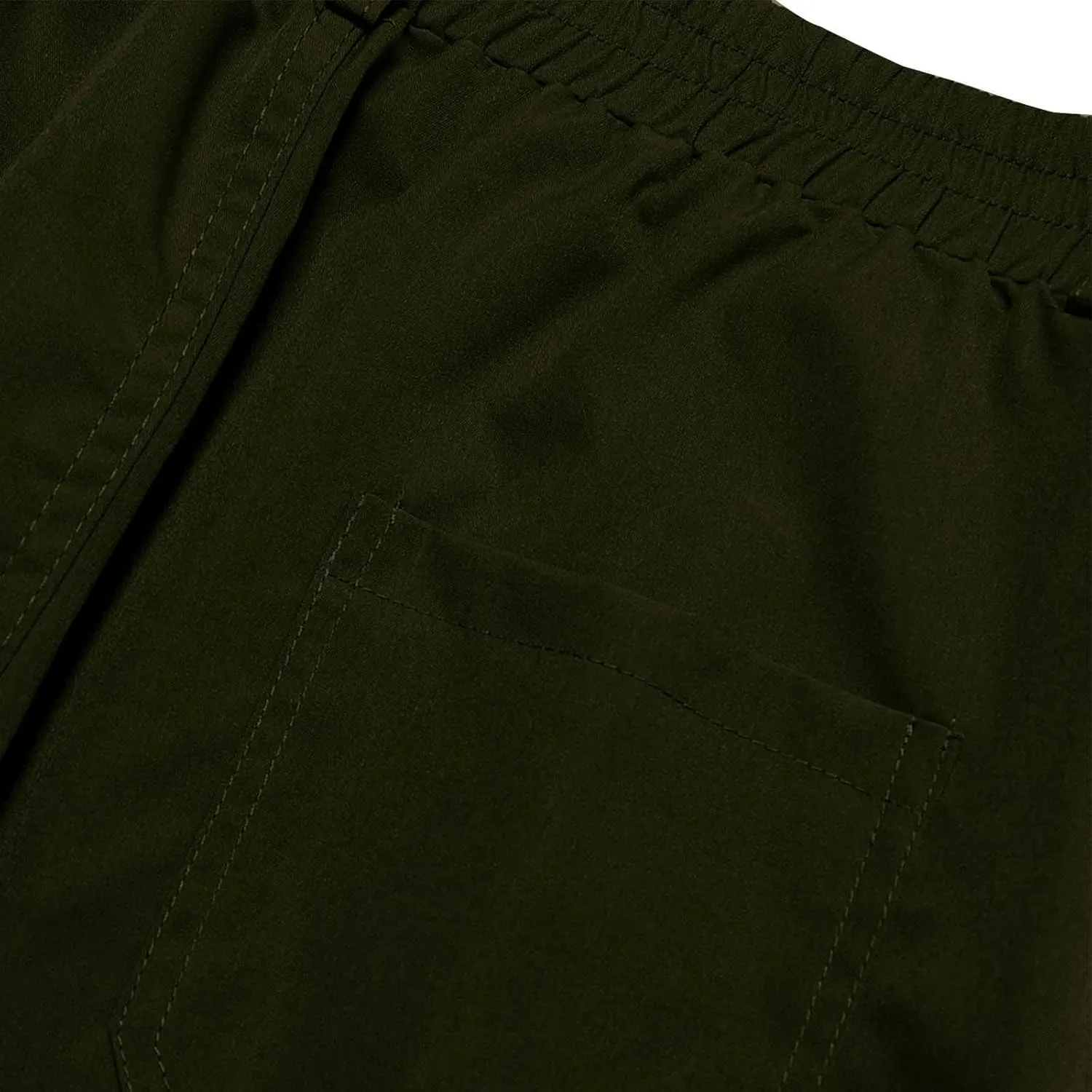 ADHOWBEW Tactical Pants Men Elastic Waist Pockets Relaxed Fit Work Construction Big and Tall Joggers