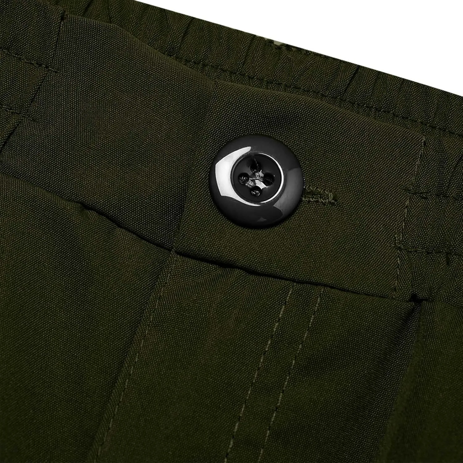 ADHOWBEW Tactical Pants Men Elastic Waist Pockets Relaxed Fit Work Construction Big and Tall Joggers
