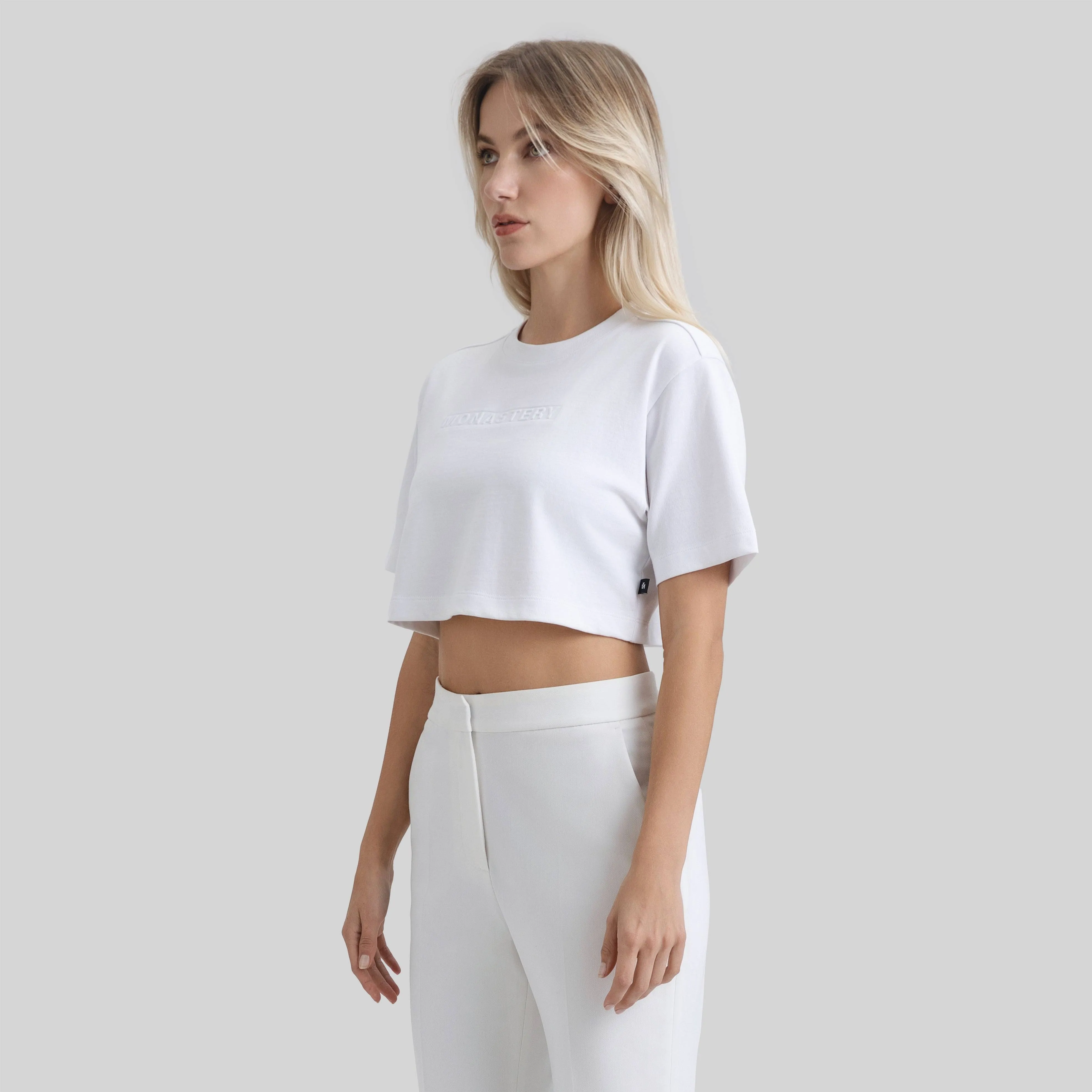 ALAIN CROP TOP WHITE