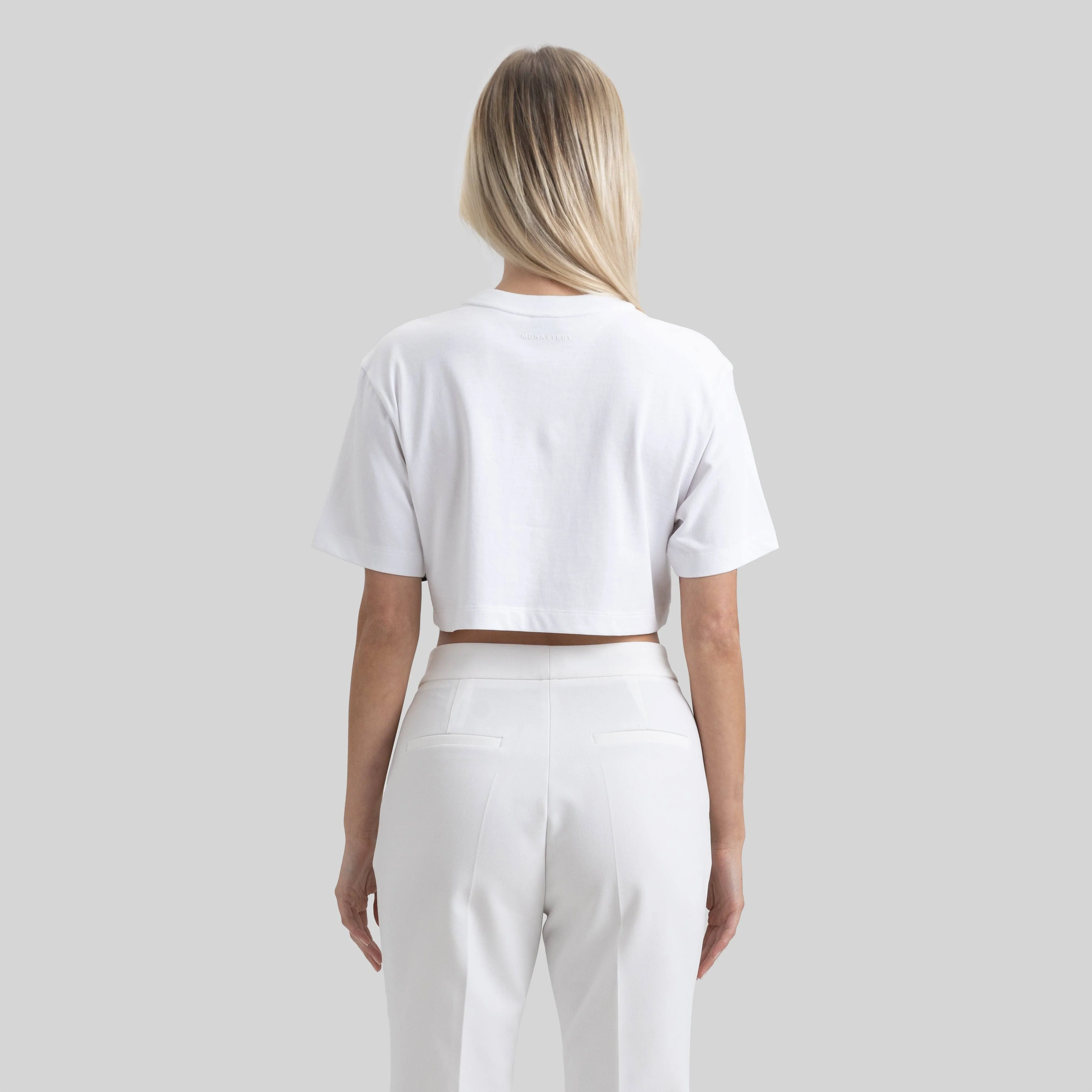 ALAIN CROP TOP WHITE