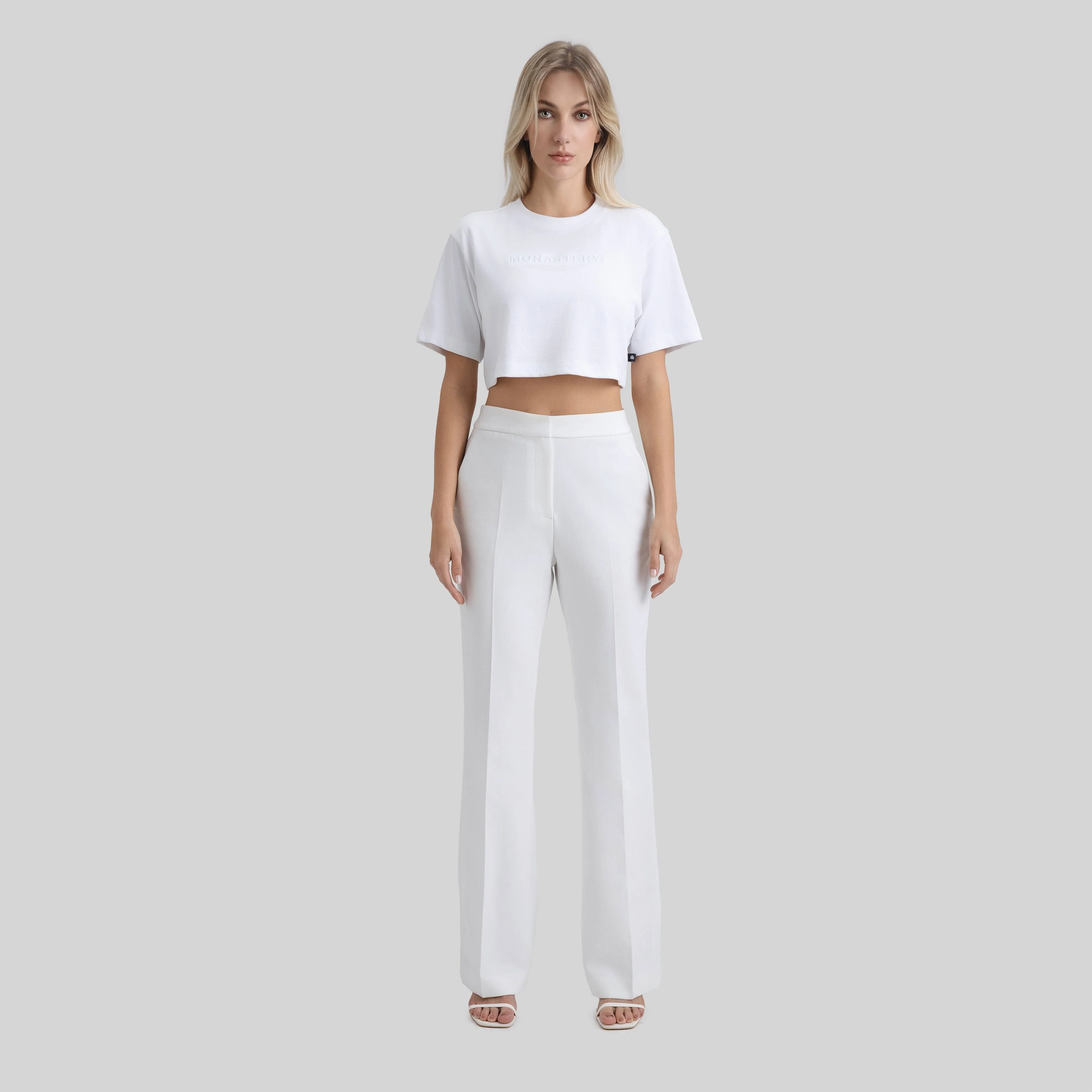 ALAIN CROP TOP WHITE