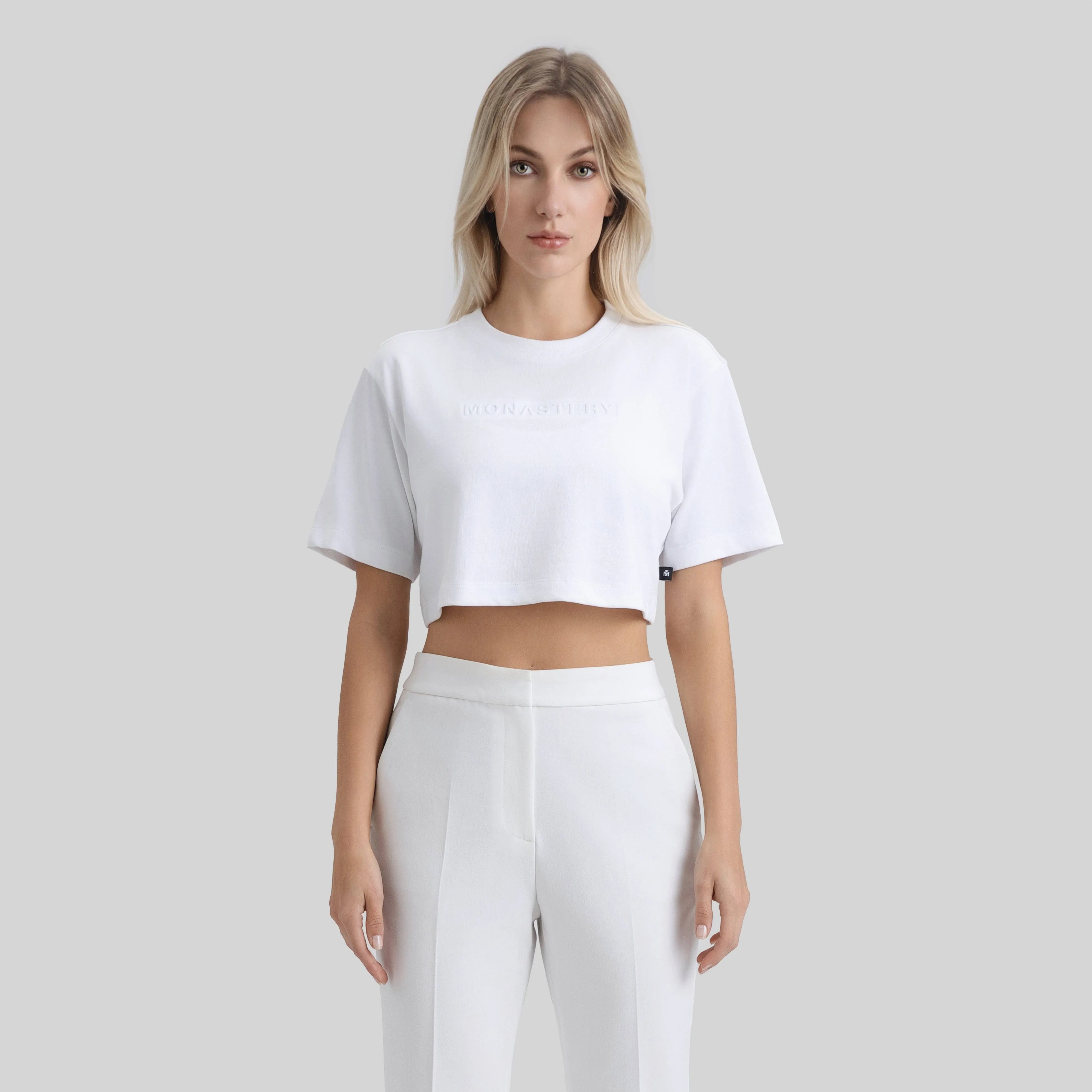 ALAIN CROP TOP WHITE