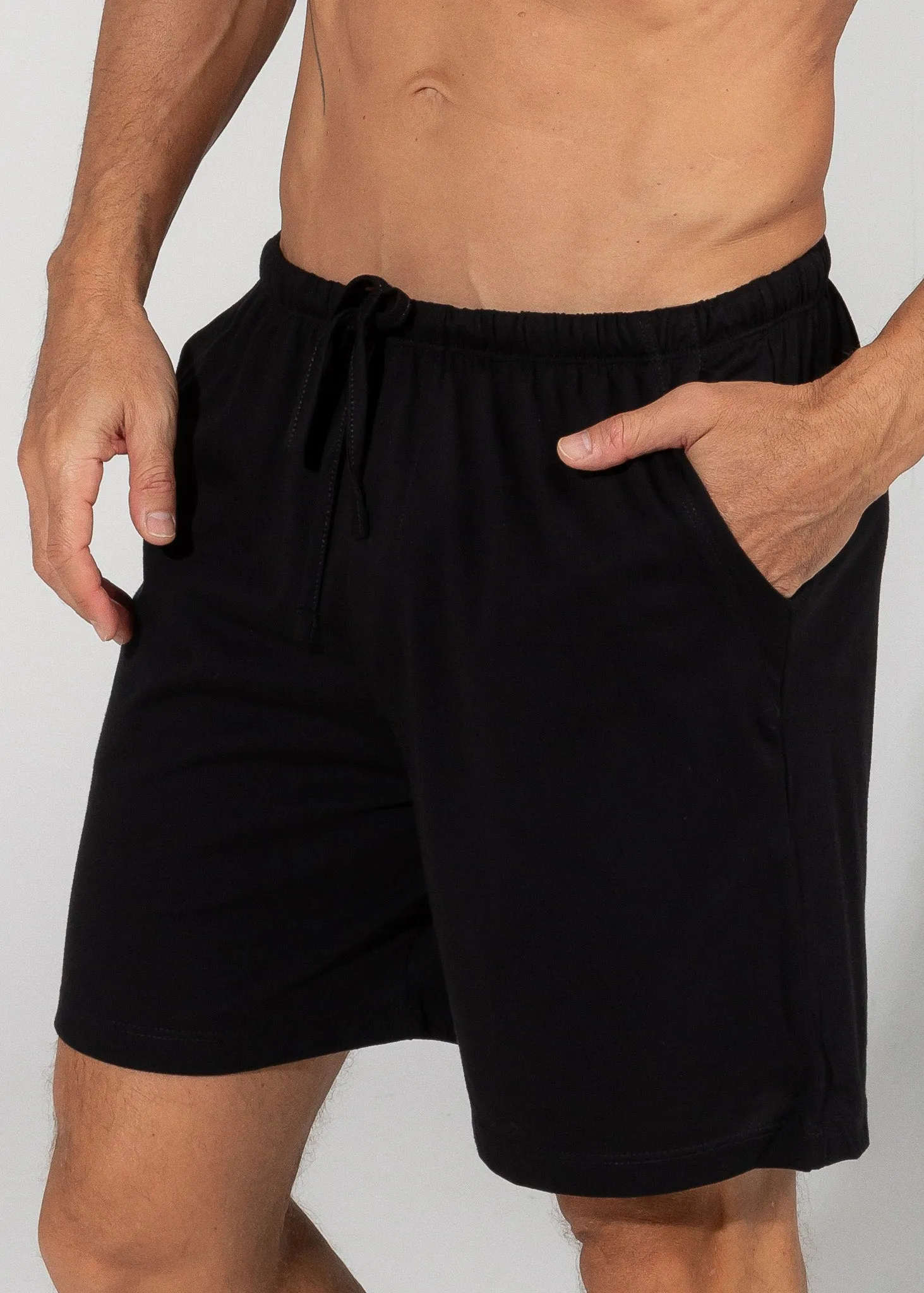 Bermuda Masculina Algodão Pima Preta