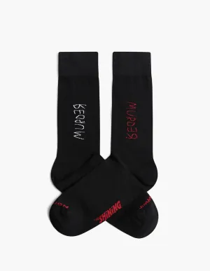 Calcetines Jimmy Lion The Shining-Redrum Negros Unisex