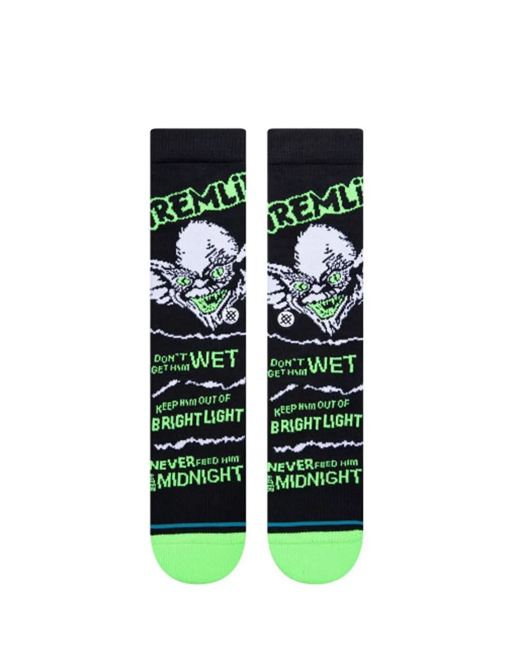 Calcetines Stance Bright Light Negros y Verdes Unisex