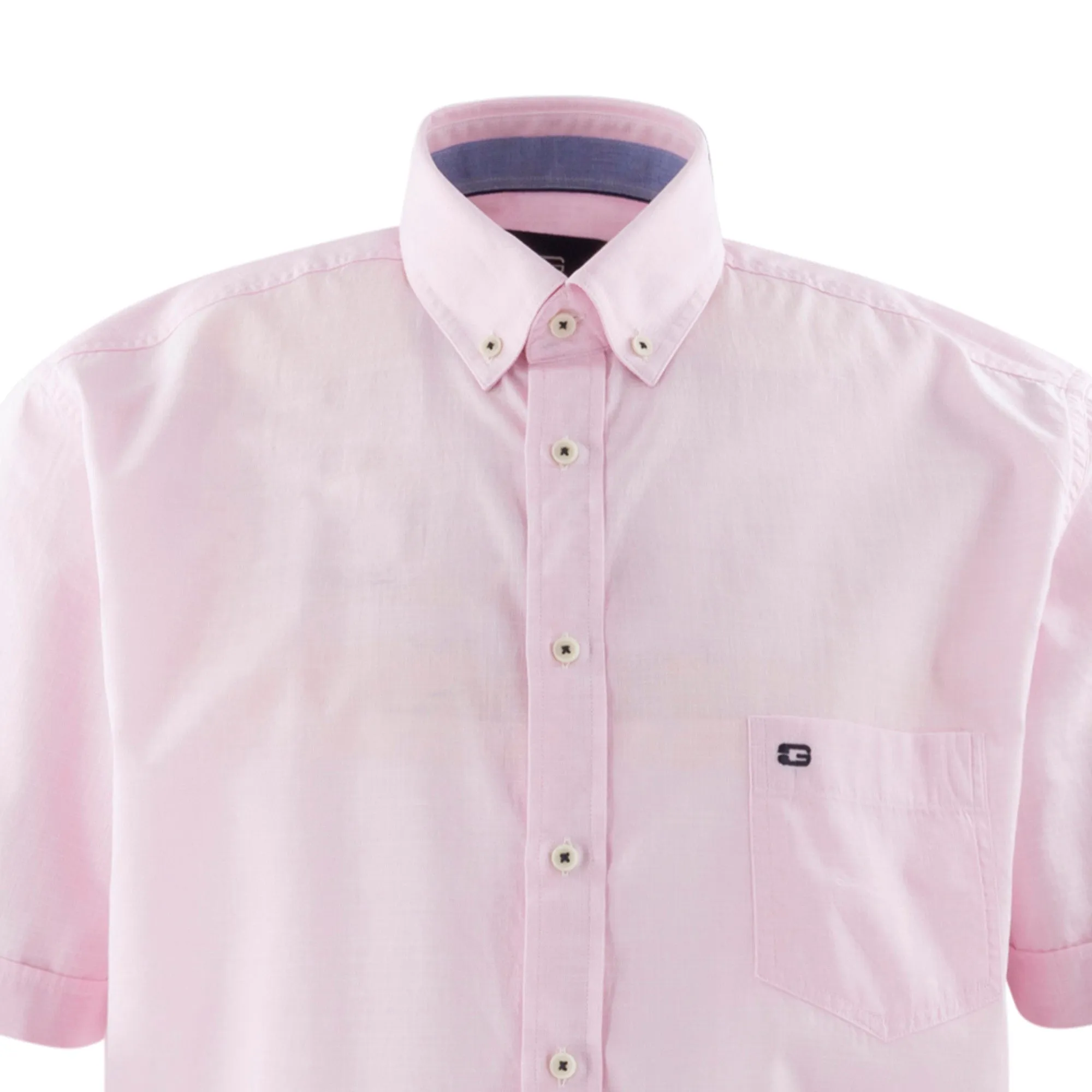Camisa lisa manga corta 416005