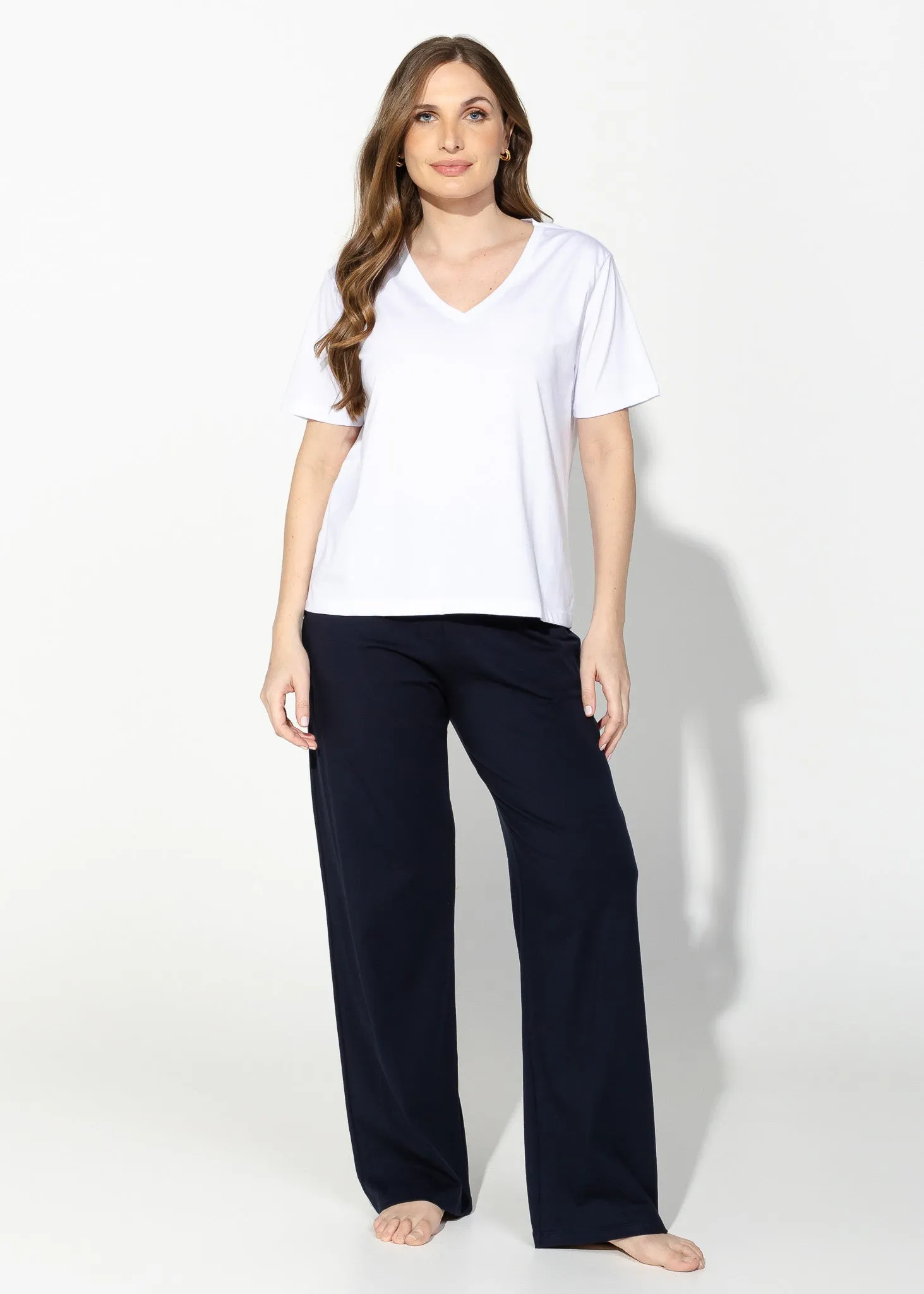 Camiseta Algodão Pima Branca