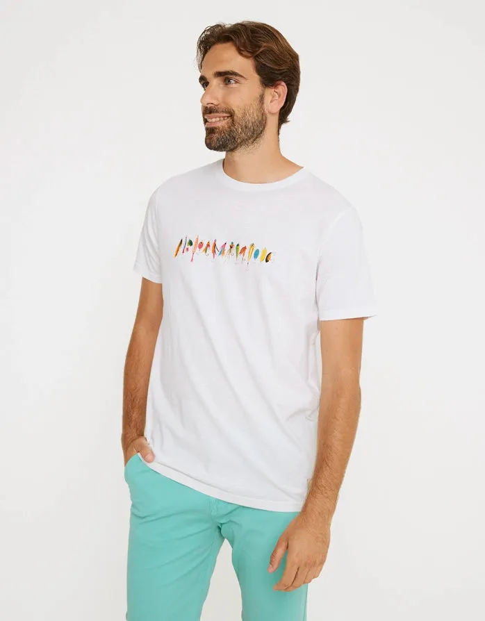 Camiseta Manga Corta Blanco - Ams