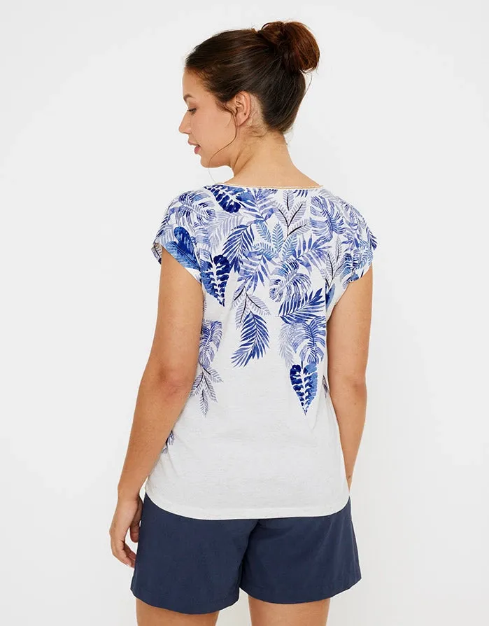 Camiseta Manga Corta Hojas - Leaf