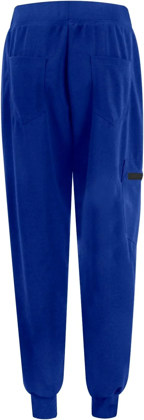 Cargo Joggers for Women Drawstring Baggy Work Yoga Scrubs Pants Lightweight Cute Elastic Waist Pull On Cargo Pants