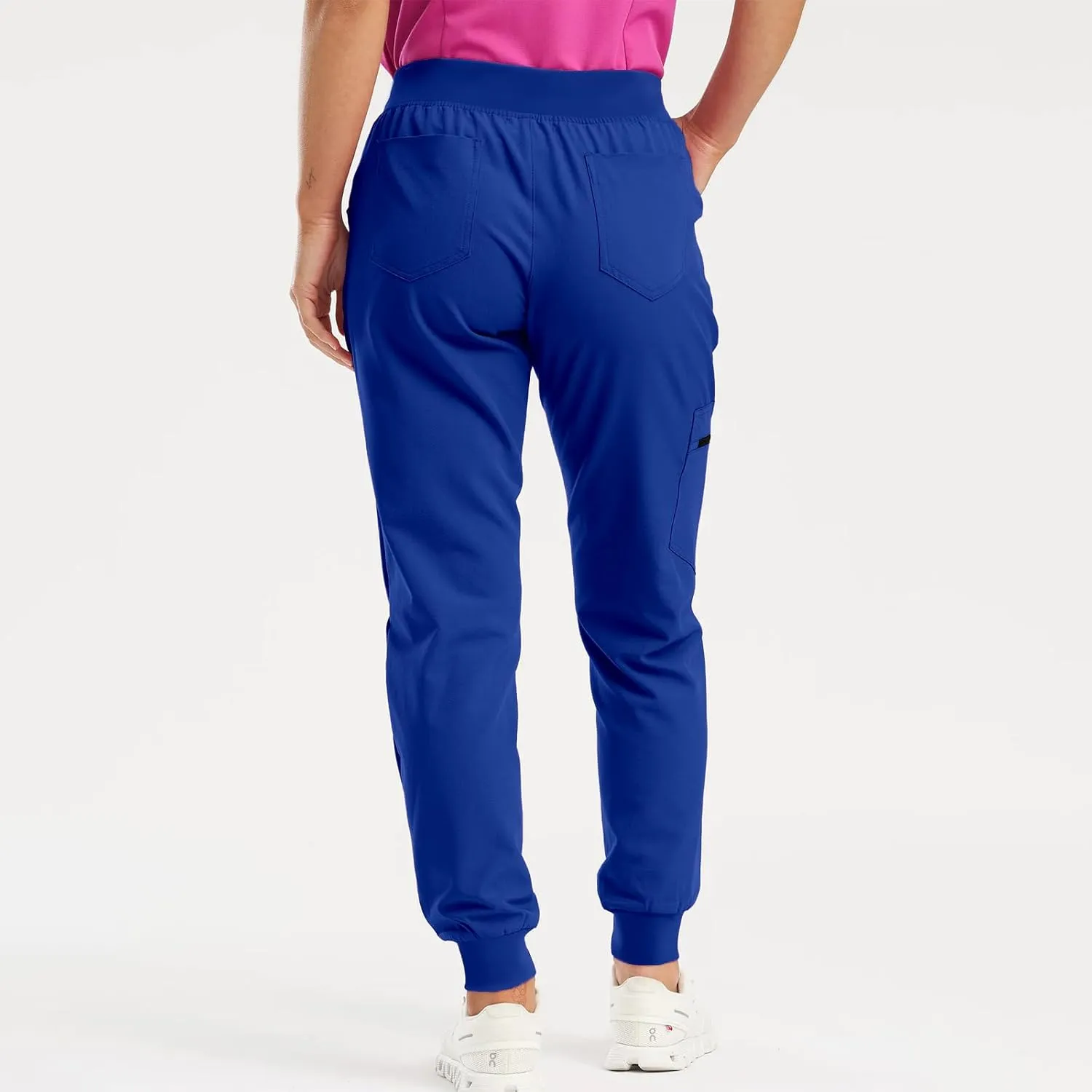Cargo Joggers for Women Drawstring Baggy Work Yoga Scrubs Pants Lightweight Cute Elastic Waist Pull On Cargo Pants