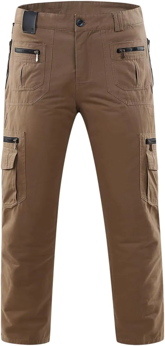 Cargos Pants Men Big and Tall Relaxed Fit Construction Work Hiking Workout Joggers