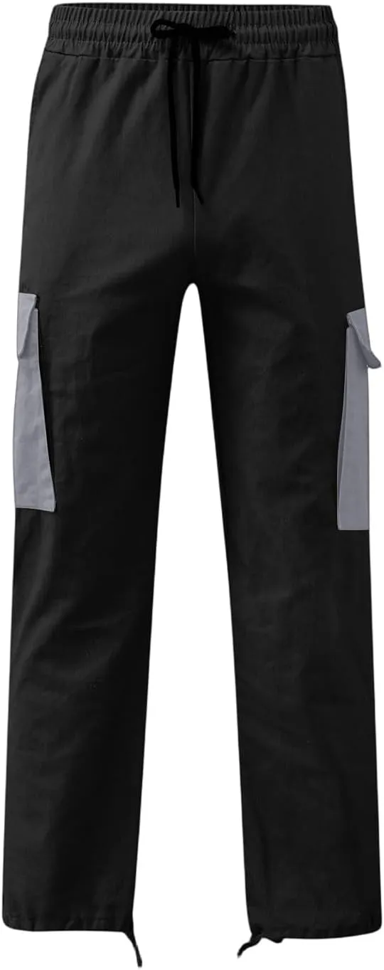 Cargos Pants Men Big and Tall Relaxed Fit Construction Work Hiking Workout Joggers