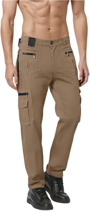 Cargos Pants Men Big and Tall Relaxed Fit Construction Work Hiking Workout Joggers
