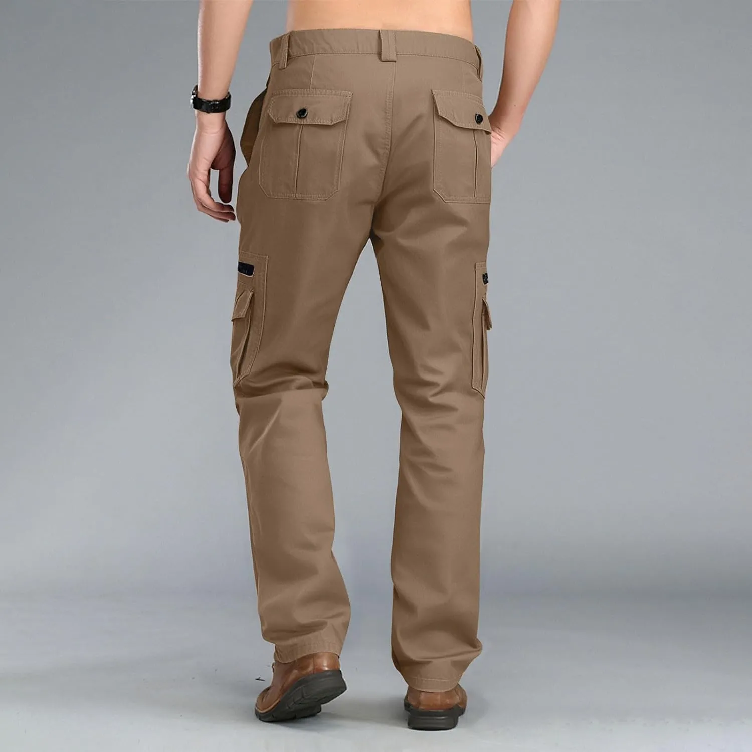 Cargos Pants Men Big and Tall Relaxed Fit Construction Work Hiking Workout Joggers