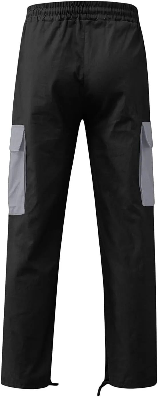 Cargos Pants Men Big and Tall Relaxed Fit Construction Work Hiking Workout Joggers