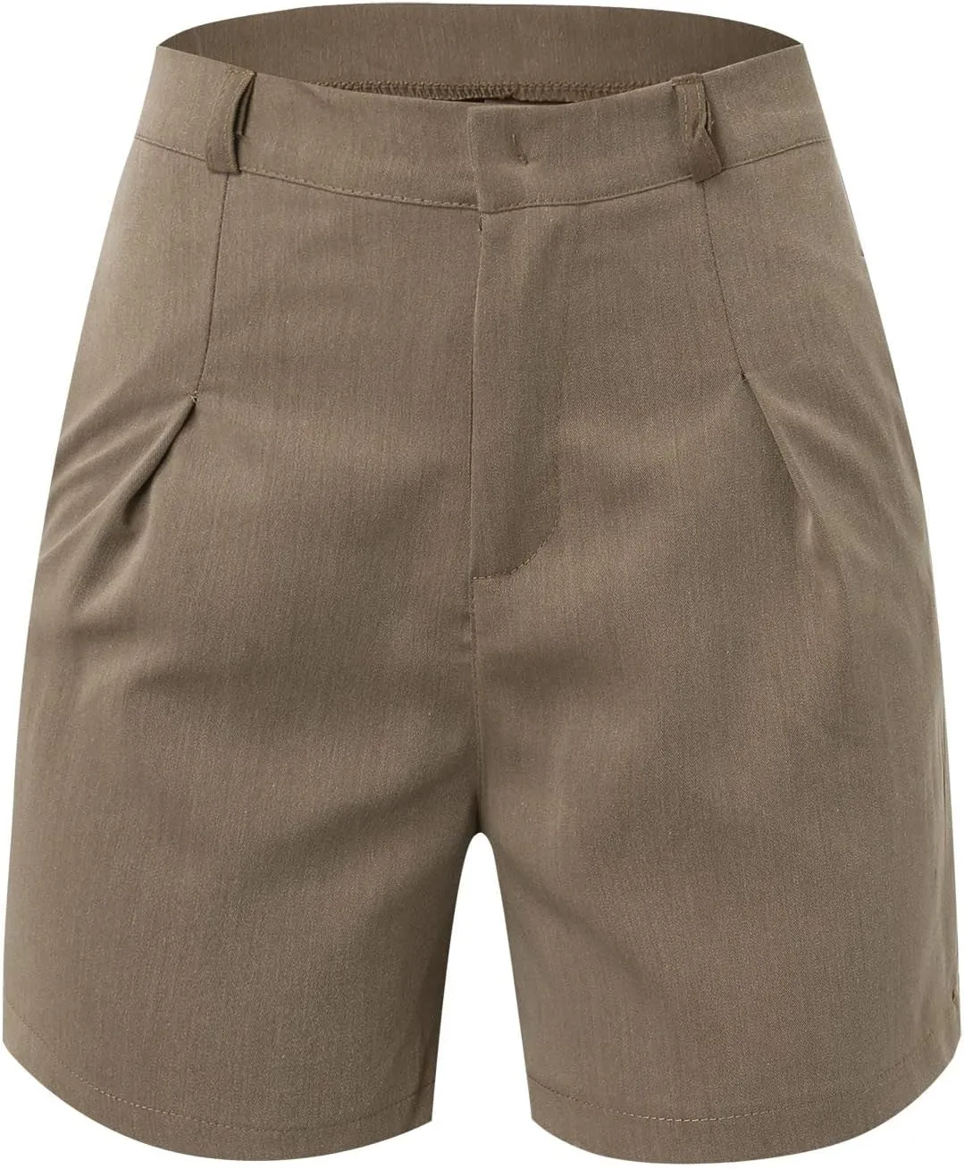 Casual Shorts for Women 2025 Summer Dressy Casual High Waist Dress Shorts Tailored Wide Leg Work Short with Pockets