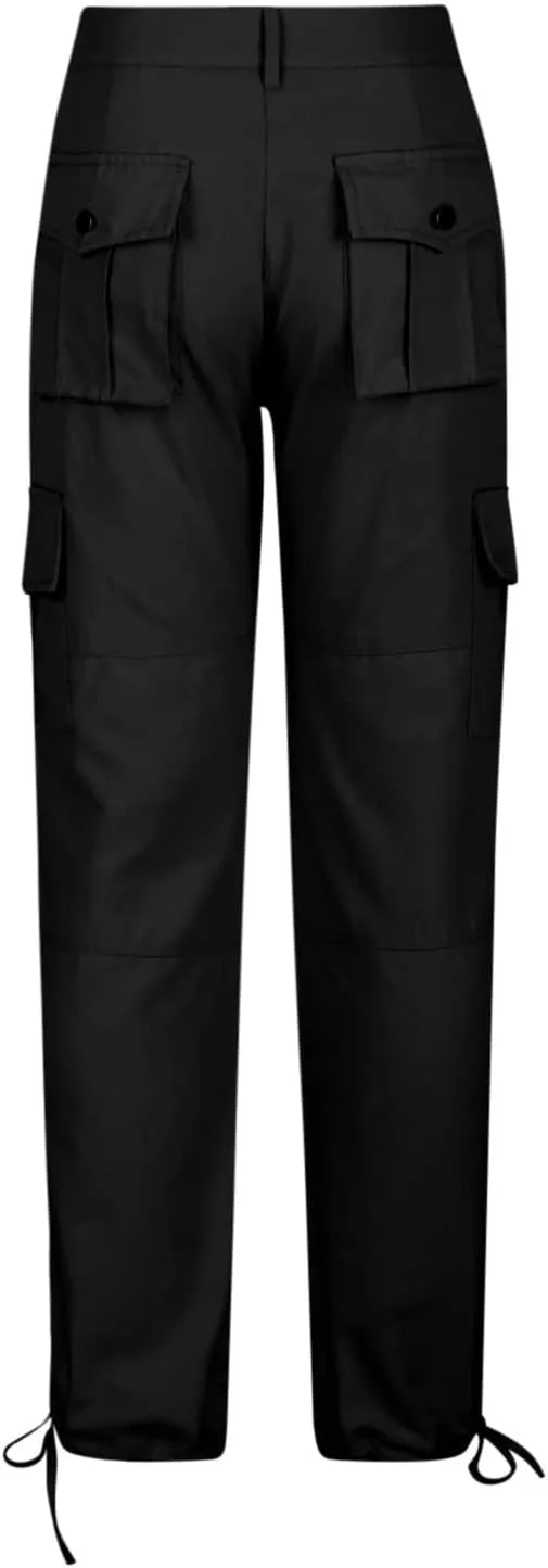 Ceboyel Womens Y2K Parachute Pants Tapered Cargo Pants Straight Leg Jogger Pants Trouser Trendy Outdoor Clothing 2023