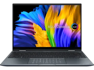 Convertible 2 en 1 - ASUS  ZenBook 14 Flip OLED UP5401ZA-KN006W, 14" WQXGA , Intel® Core™ i7-12700H, 16GB RAM, 1 TB SSD, Iris® Xe Graphics, W11H