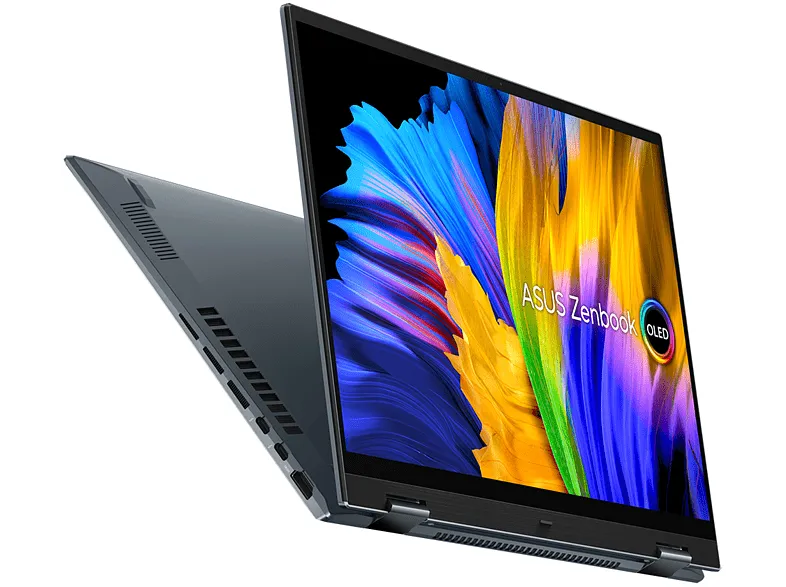 Convertible 2 en 1 - ASUS  ZenBook 14 Flip OLED UP5401ZA-KN006W, 14" WQXGA , Intel® Core™ i7-12700H, 16GB RAM, 1 TB SSD, Iris® Xe Graphics, W11H