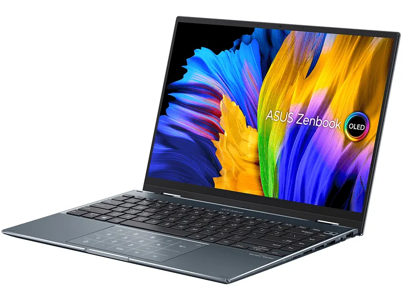Convertible 2 en 1 - ASUS  ZenBook 14 Flip OLED UP5401ZA-KN006W, 14" WQXGA , Intel® Core™ i7-12700H, 16GB RAM, 1 TB SSD, Iris® Xe Graphics, W11H