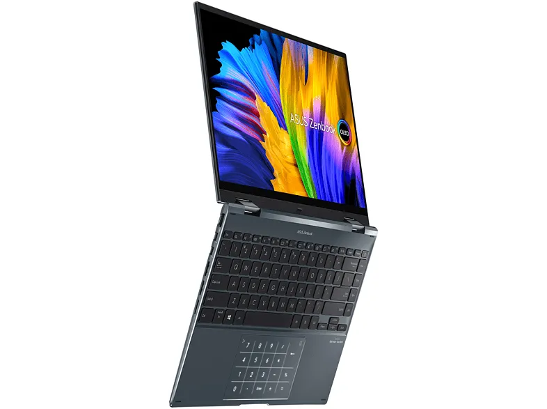 Convertible 2 en 1 - ASUS  ZenBook 14 Flip OLED UP5401ZA-KN006W, 14" WQXGA , Intel® Core™ i7-12700H, 16GB RAM, 1 TB SSD, Iris® Xe Graphics, W11H