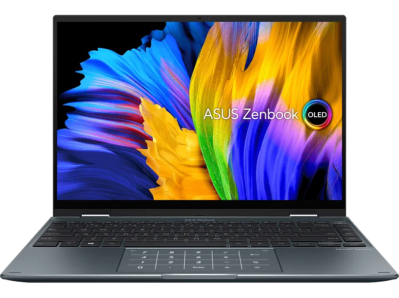 Convertible 2 en 1 - ASUS  ZenBook 14 Flip OLED UP5401ZA-KN006W, 14" WQXGA , Intel® Core™ i7-12700H, 16GB RAM, 1 TB SSD, Iris® Xe Graphics, W11H