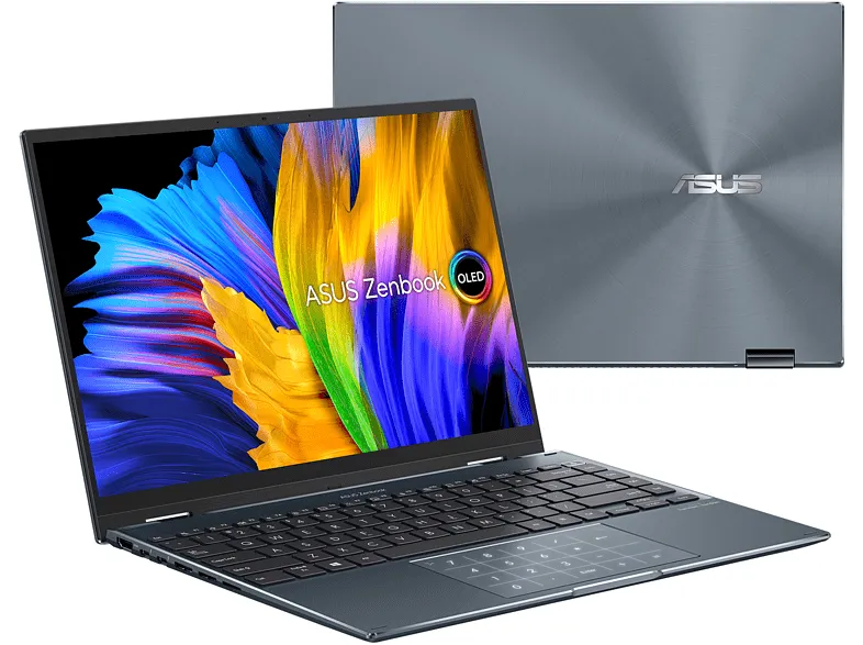 Convertible 2 en 1 - ASUS  ZenBook 14 Flip OLED UP5401ZA-KN006W, 14" WQXGA , Intel® Core™ i7-12700H, 16GB RAM, 1 TB SSD, Iris® Xe Graphics, W11H