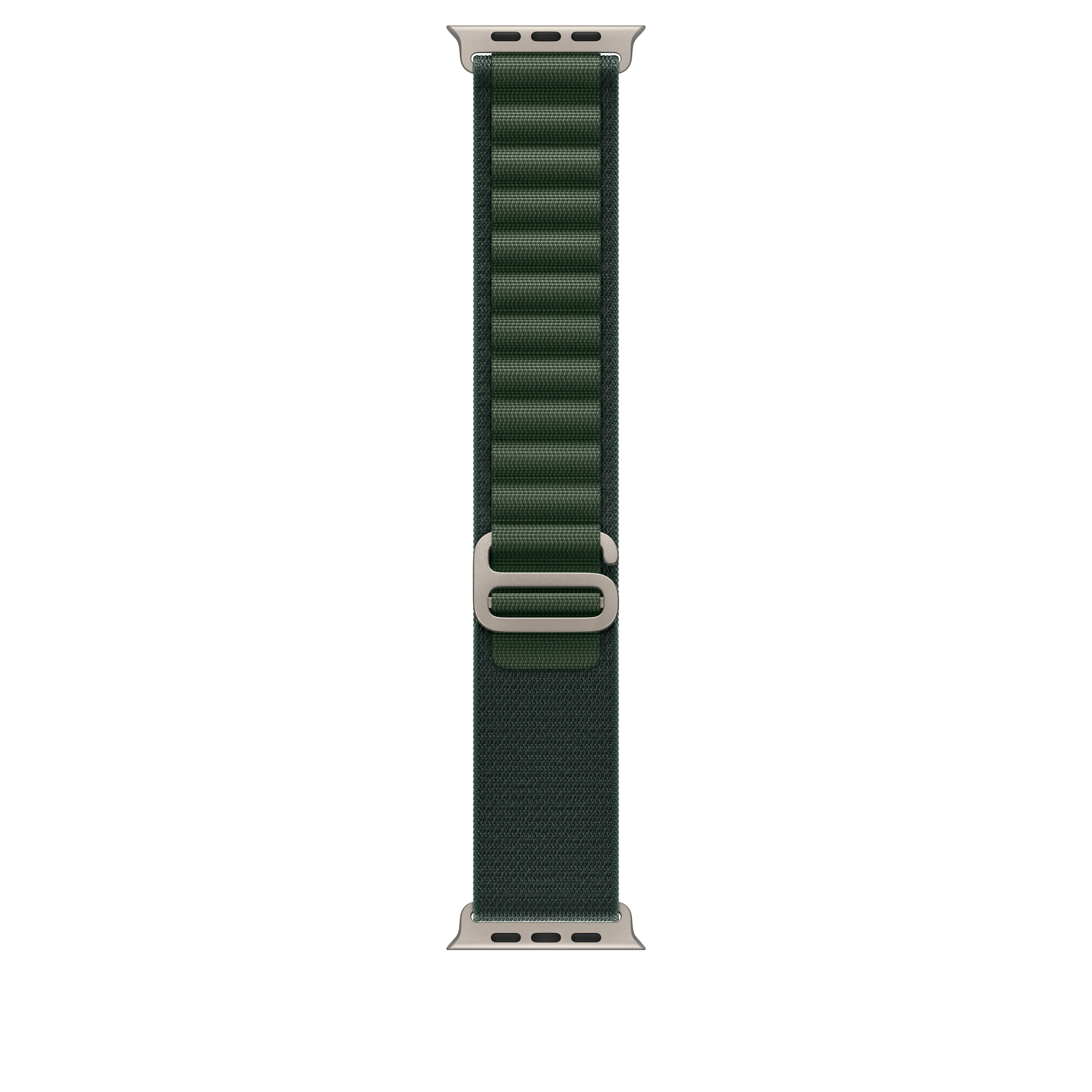 Correa Loop Alpine verde oscuro (49 mm) - Talla S - Titanio natural