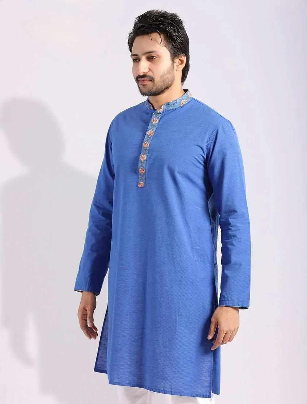 Cut & Sew Slim Fit Panjabi
