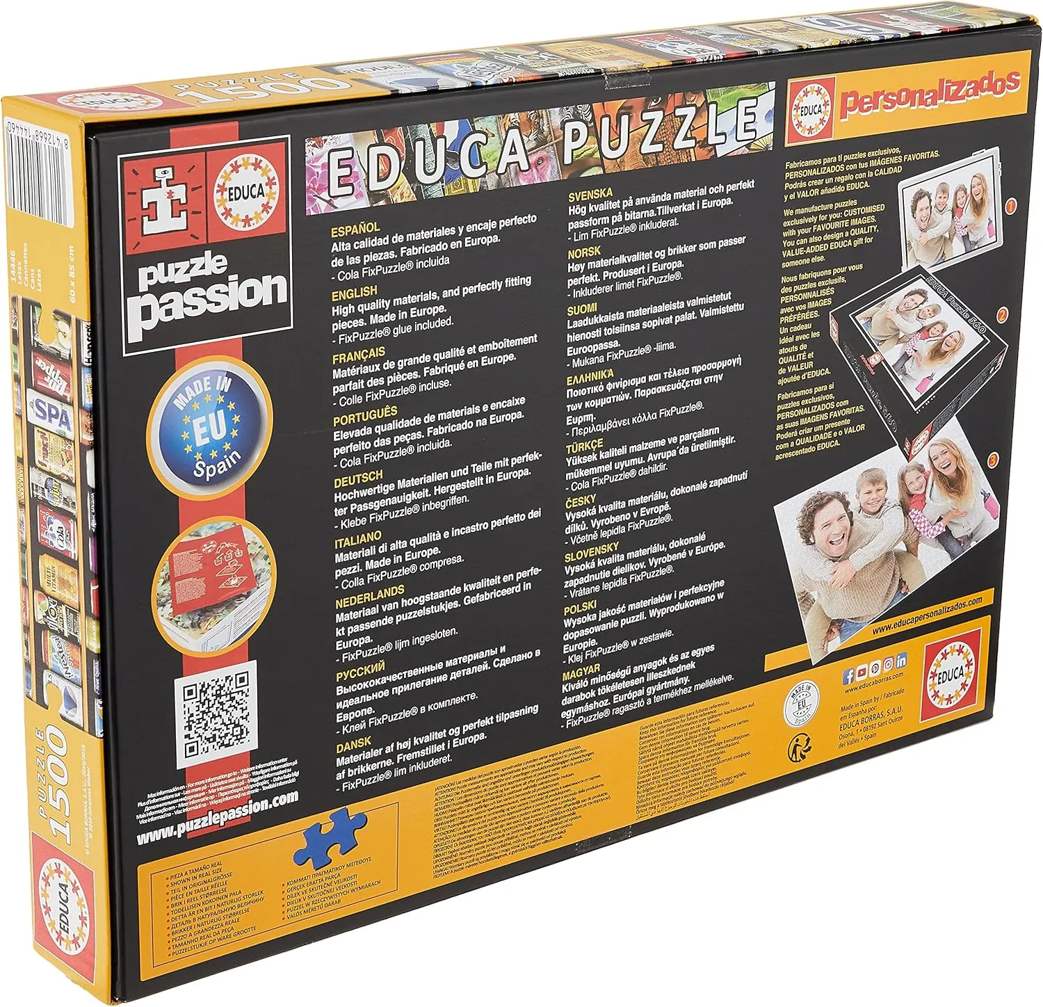 Educa Puzzle 1500 piezas Latas (14446)