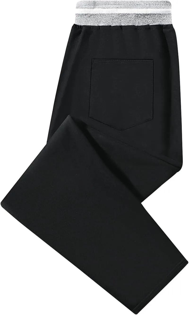 FoxQ Mens Sweatpants with Pockets Sports Joggers Athletic Running Casual Yoga Pants