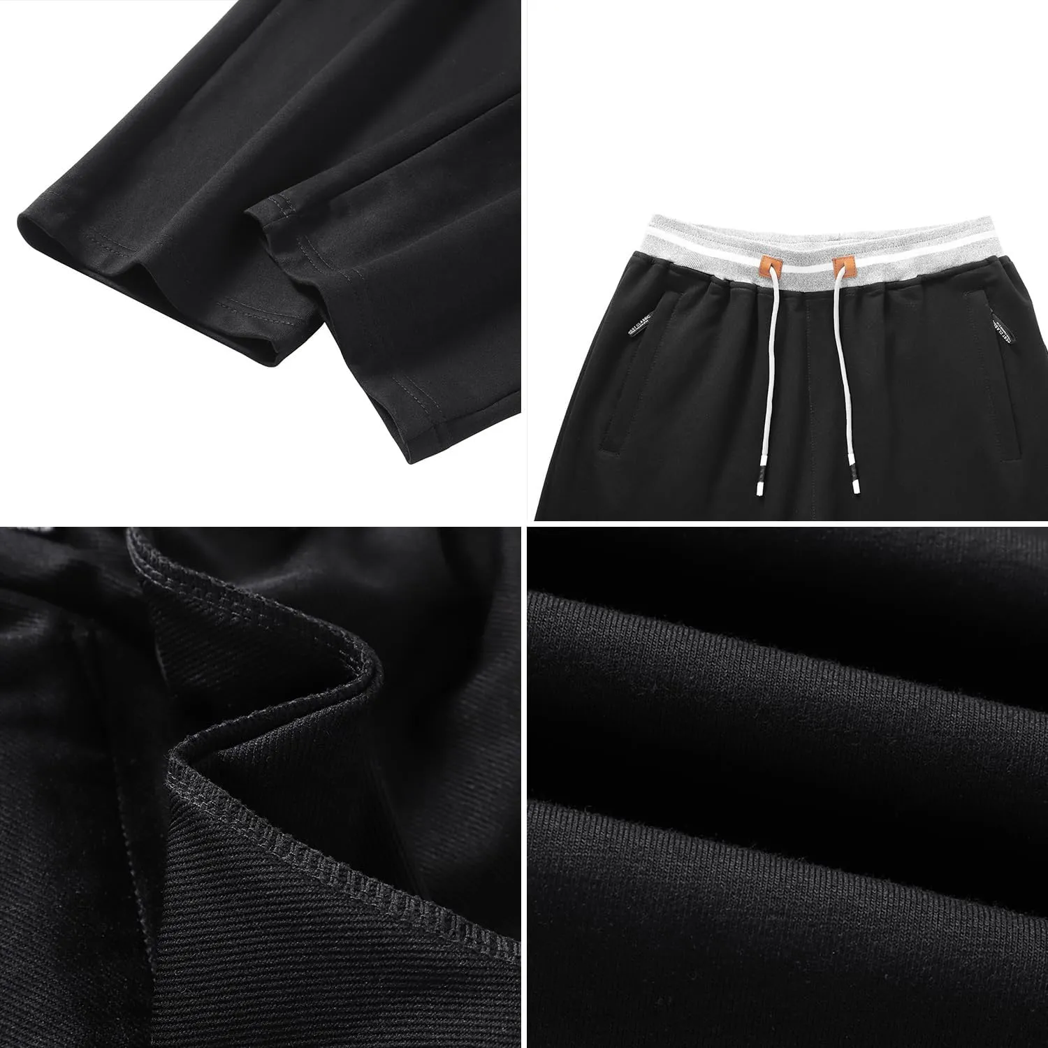 FoxQ Mens Sweatpants with Pockets Sports Joggers Athletic Running Casual Yoga Pants