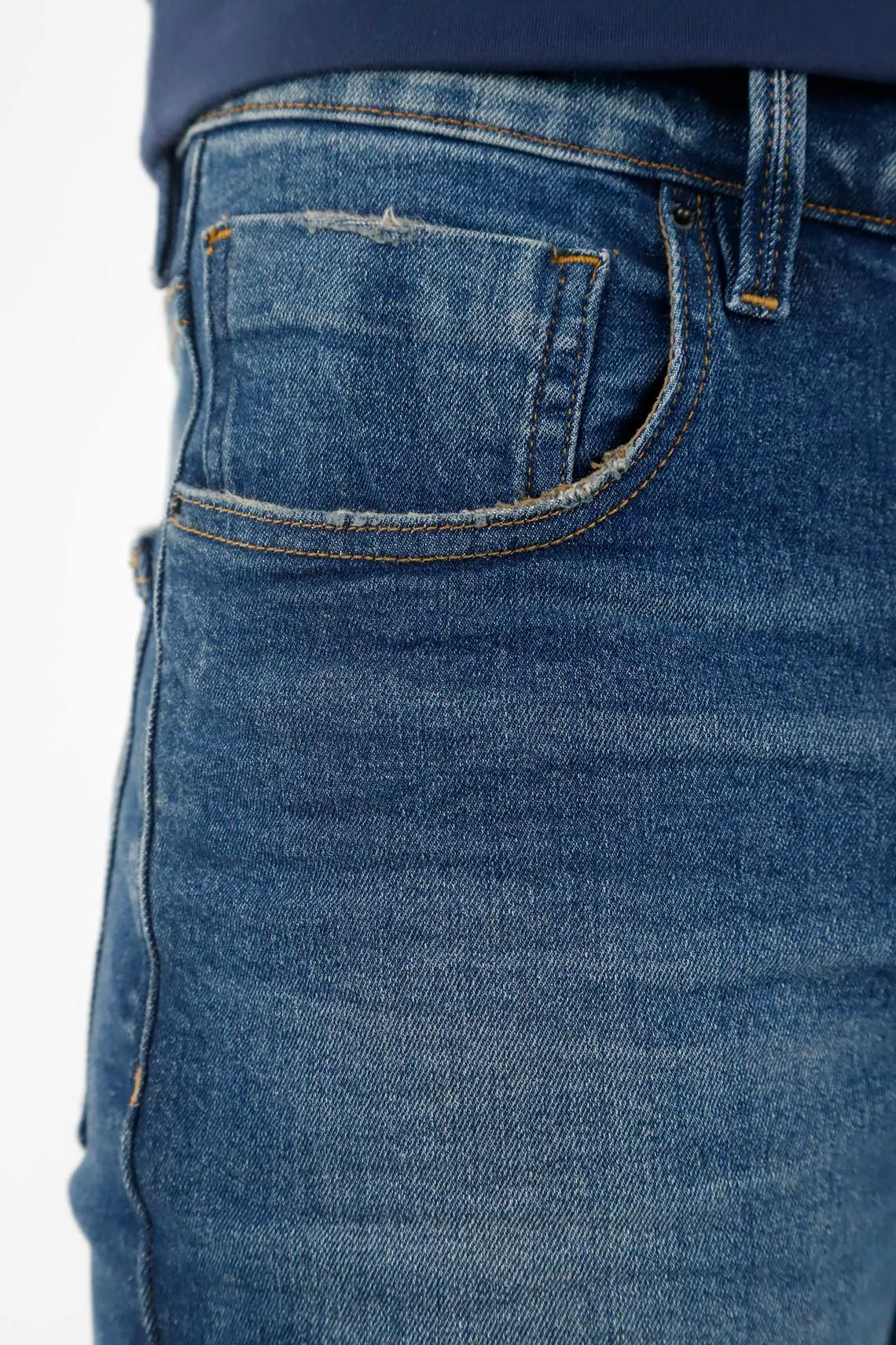 Mens Medium Blue Toned Jeans