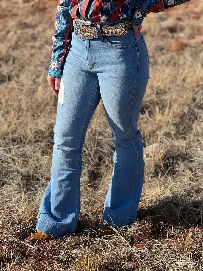 JEAN FOR WOMEN KIMES RANCH JENNIFER SUGAR FADE AZUL CLARO