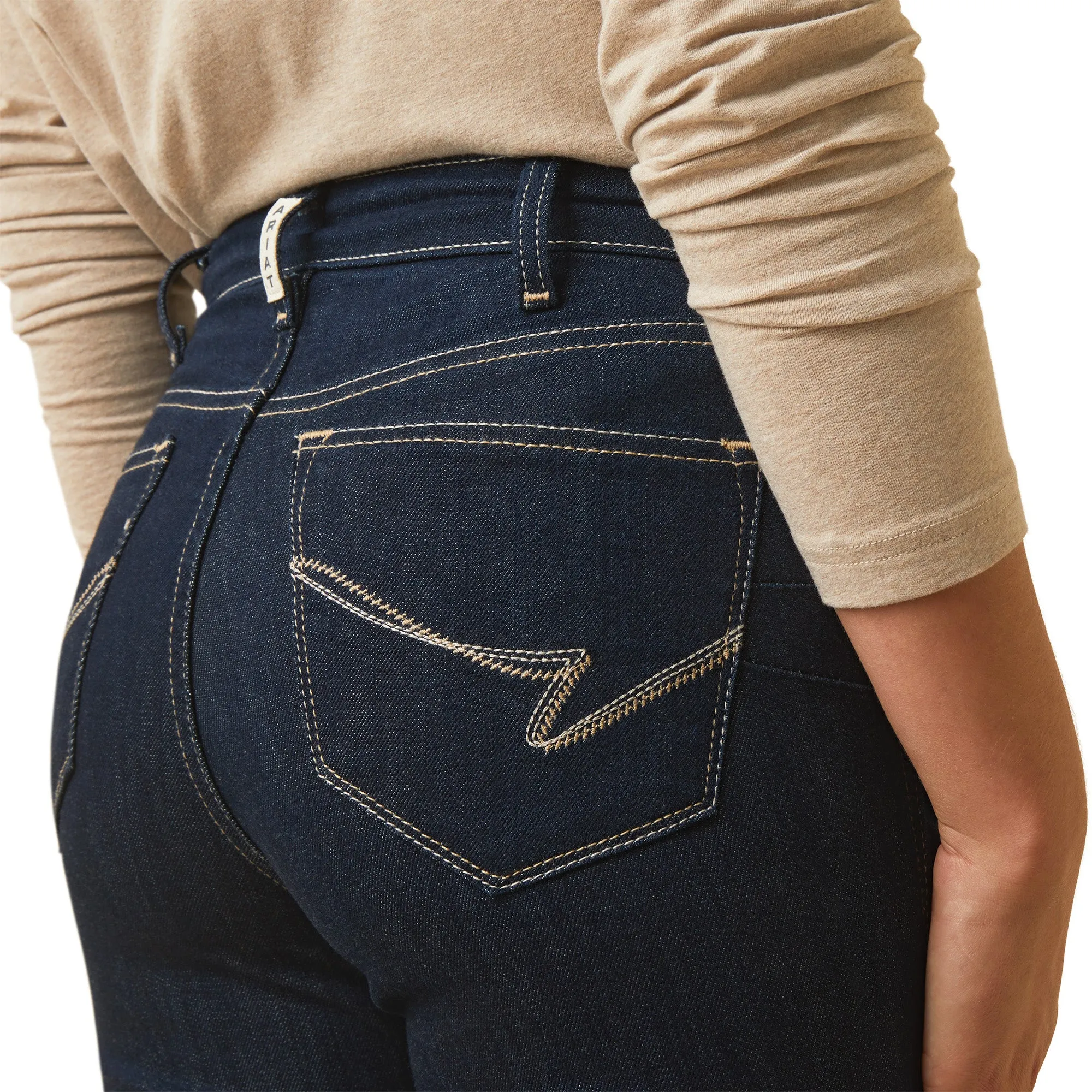 Jeans Ariat R.E.A.L. Selma Tiro Alto Corte de Bota