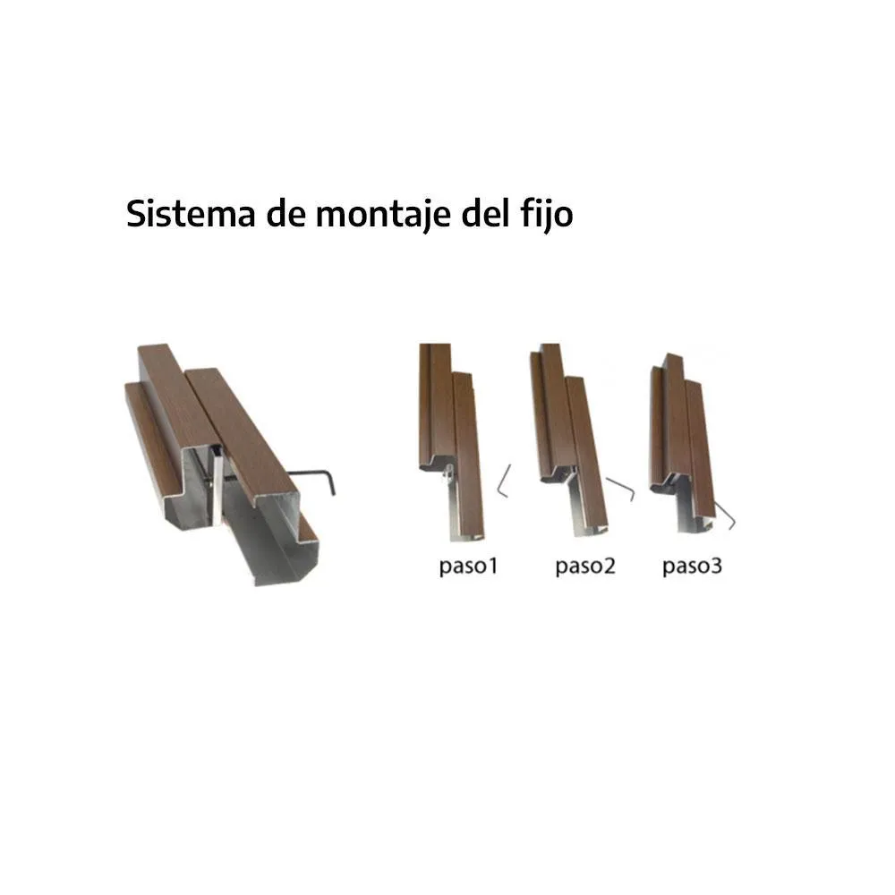 Lateral Fijo Puerta Acorazada Omega Caracol L5