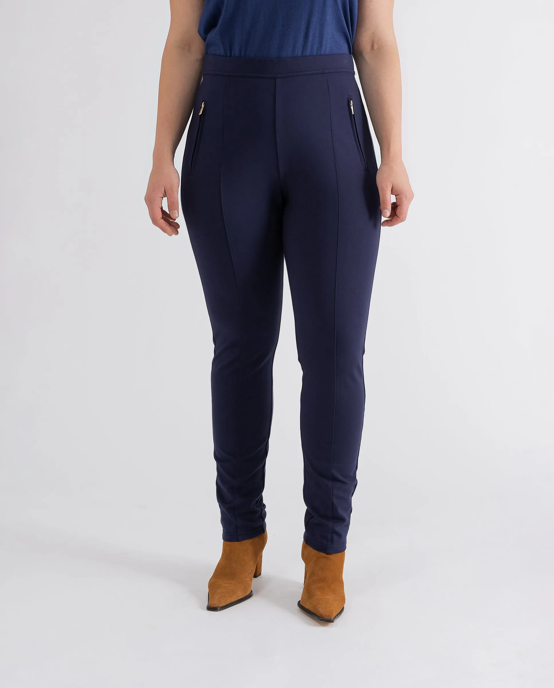 LEGGINGS CREMALLERAS BOLSILLO  AZUL OSCURO