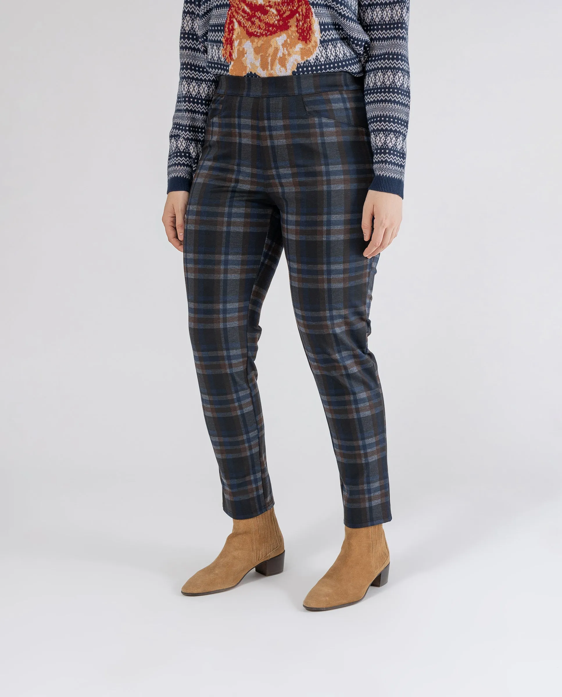 LEGGINGS PUSH-UP ESTAMPADO AZUL OSCURO