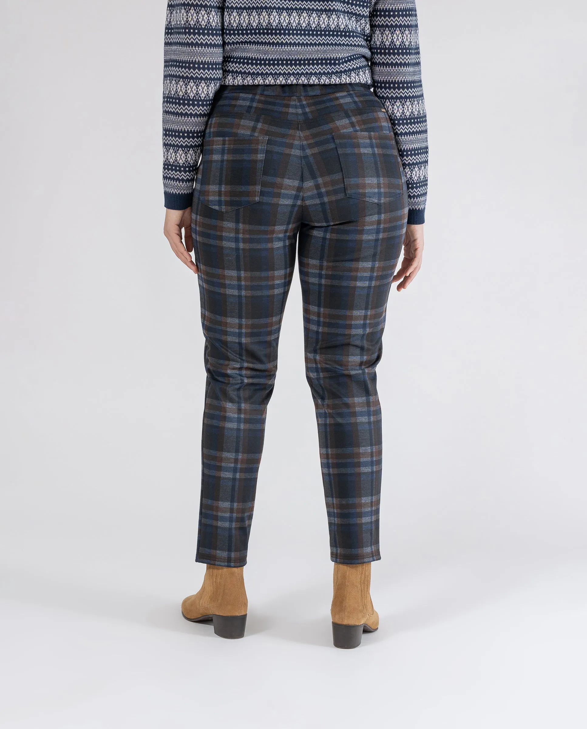 LEGGINGS PUSH-UP ESTAMPADO AZUL OSCURO