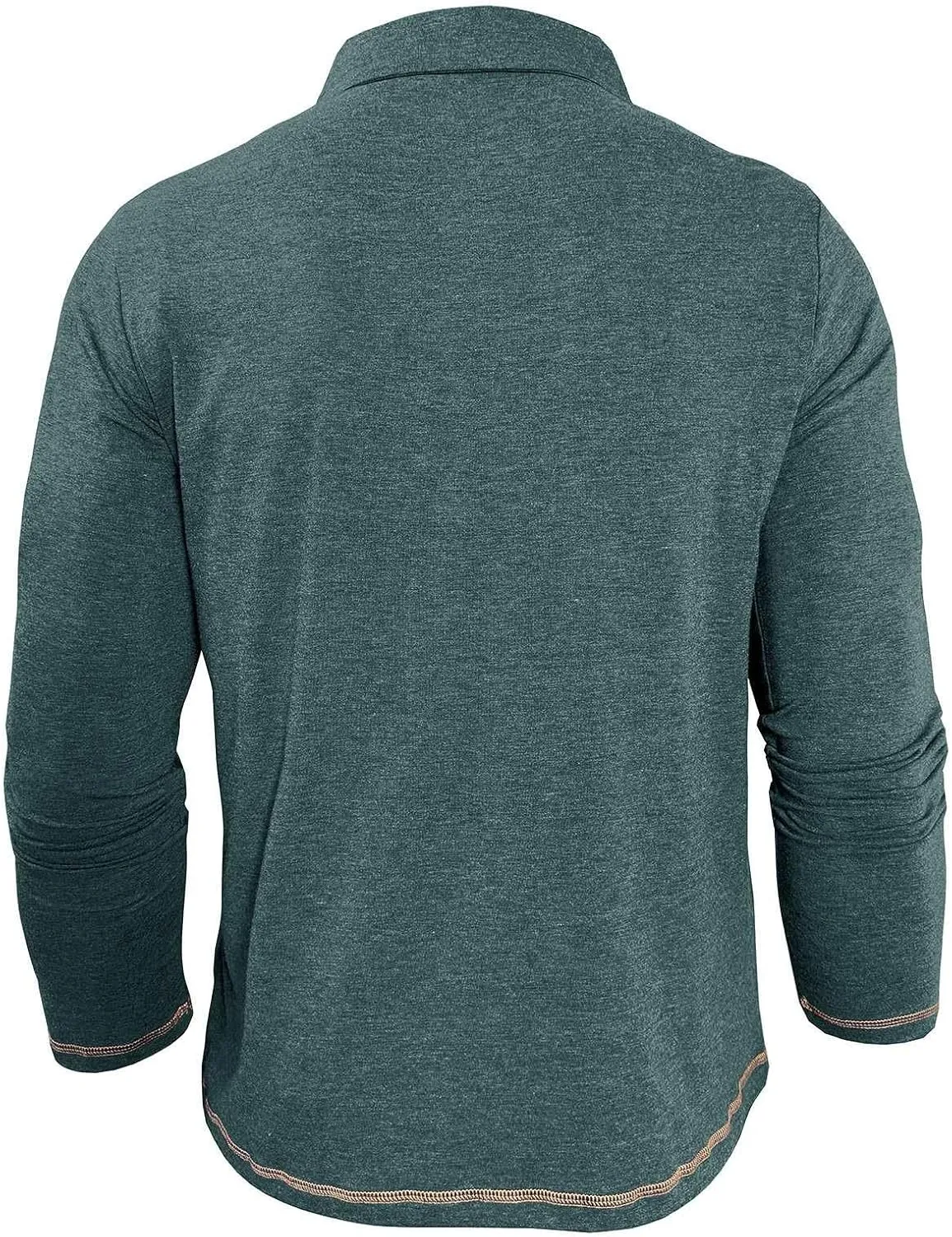 Long Sleeve Polo Shirts for Men Button Up Cotton Casual Golf Polos Shirt with Pocket Camiseta Manga Larga para Hombre