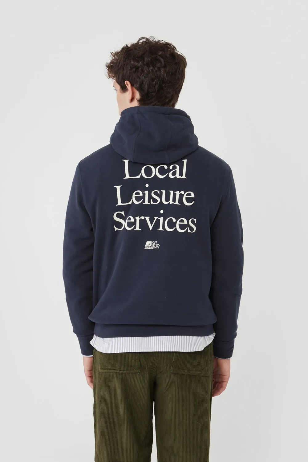 NAVY LOCAL LEISURE REGULAR HOODIE