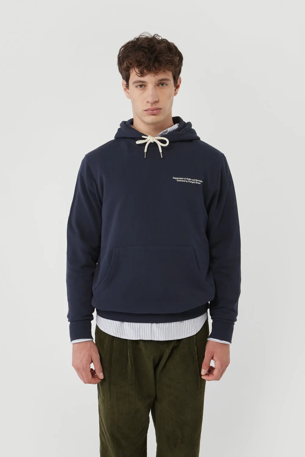 NAVY LOCAL LEISURE REGULAR HOODIE
