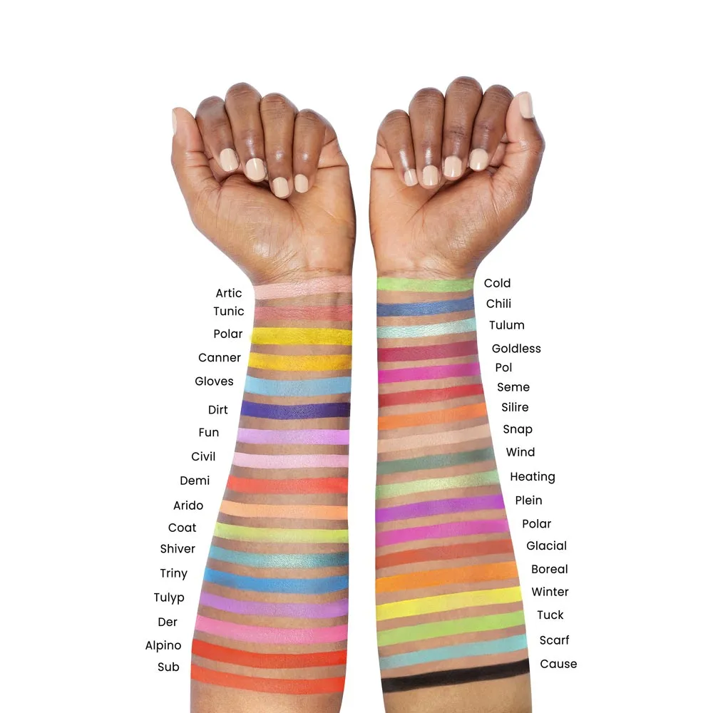 Paleta de sombras Ártica 35 tonos