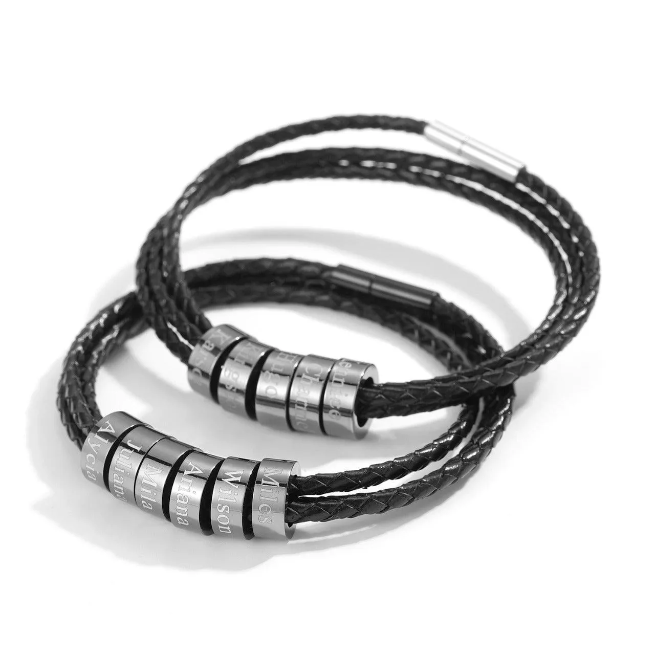 Pulseira de Couro Personalizada™