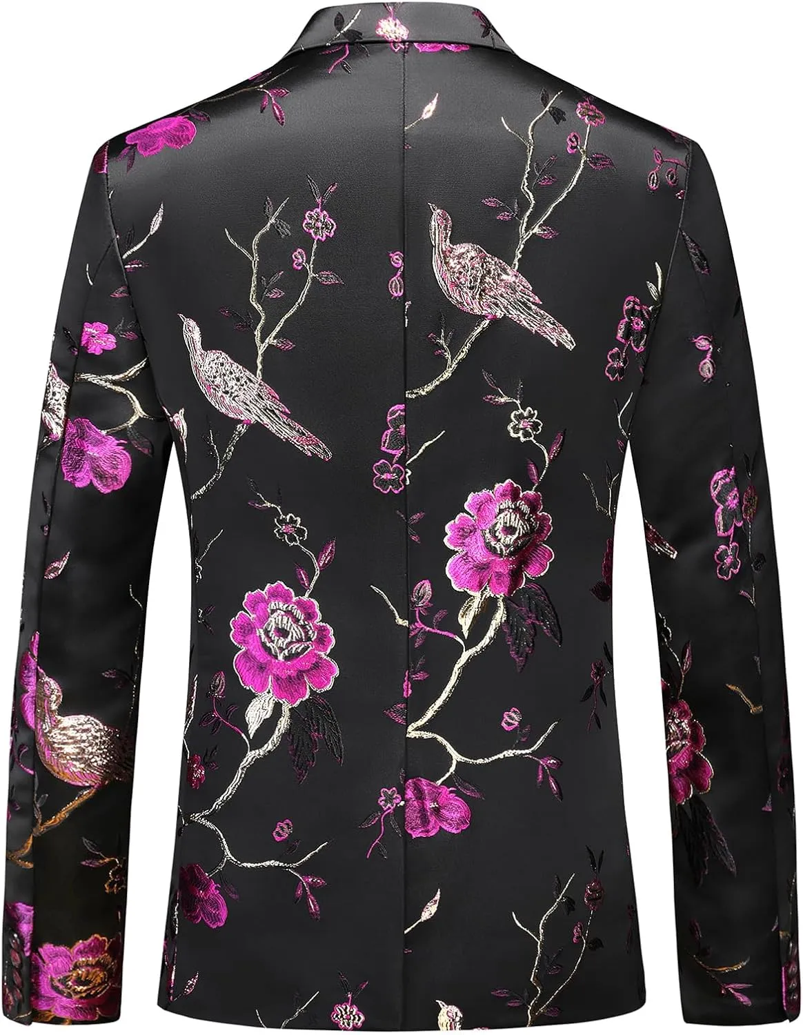 Rogers & Morris Blazer for Men Casual Slim fit Suit Jacket Dress Party Floral Men's Sport Coat Chaqueta de Traje para Hombre