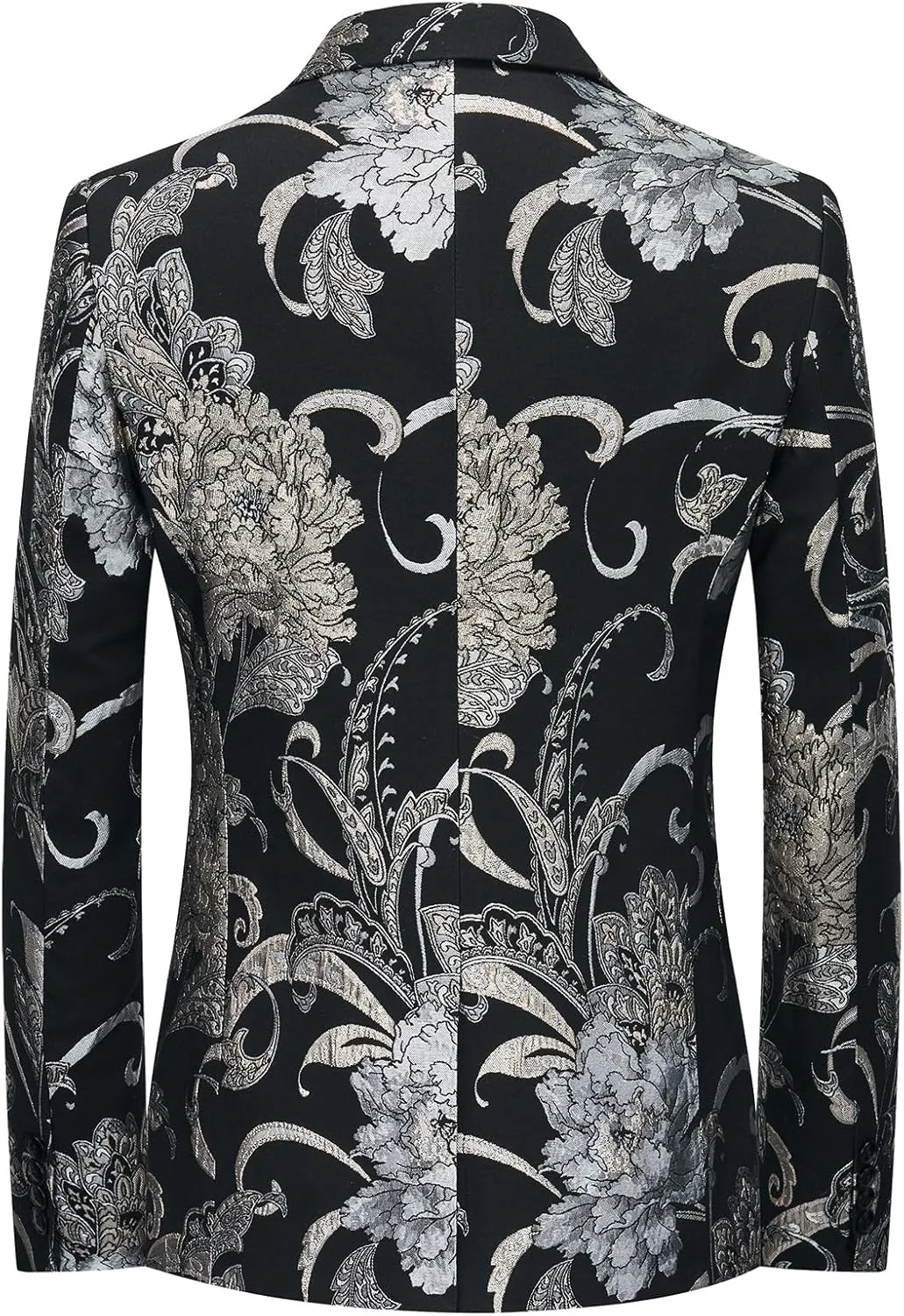 Rogers & Morris Blazer for Men Casual Slim fit Suit Jacket Dress Party Floral Men's Sport Coat Chaqueta de Traje para Hombre