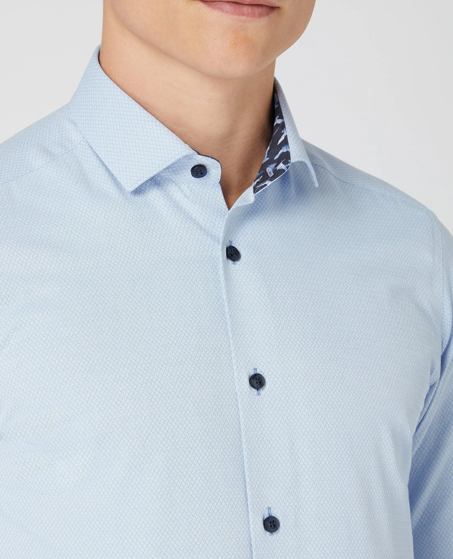 Slim Fit Cotton-Blend Shirt