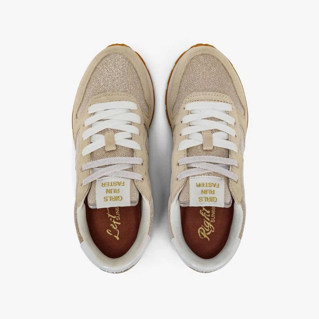 Sun 68 Ally Glitter Textile Women's Gold