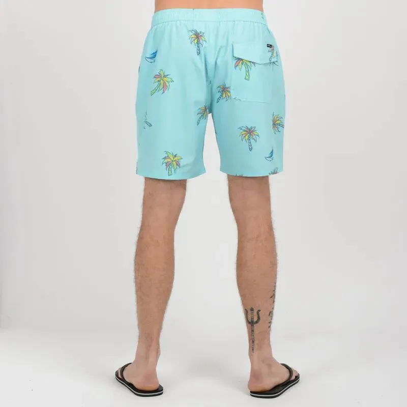 Traje de baño Hombre Boards trunk azul claro